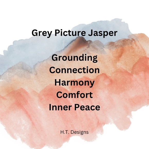 Handmade Natural Stone 8mm Bead Bracelet - Tourmaline & Jasper - Picture 8 of 10